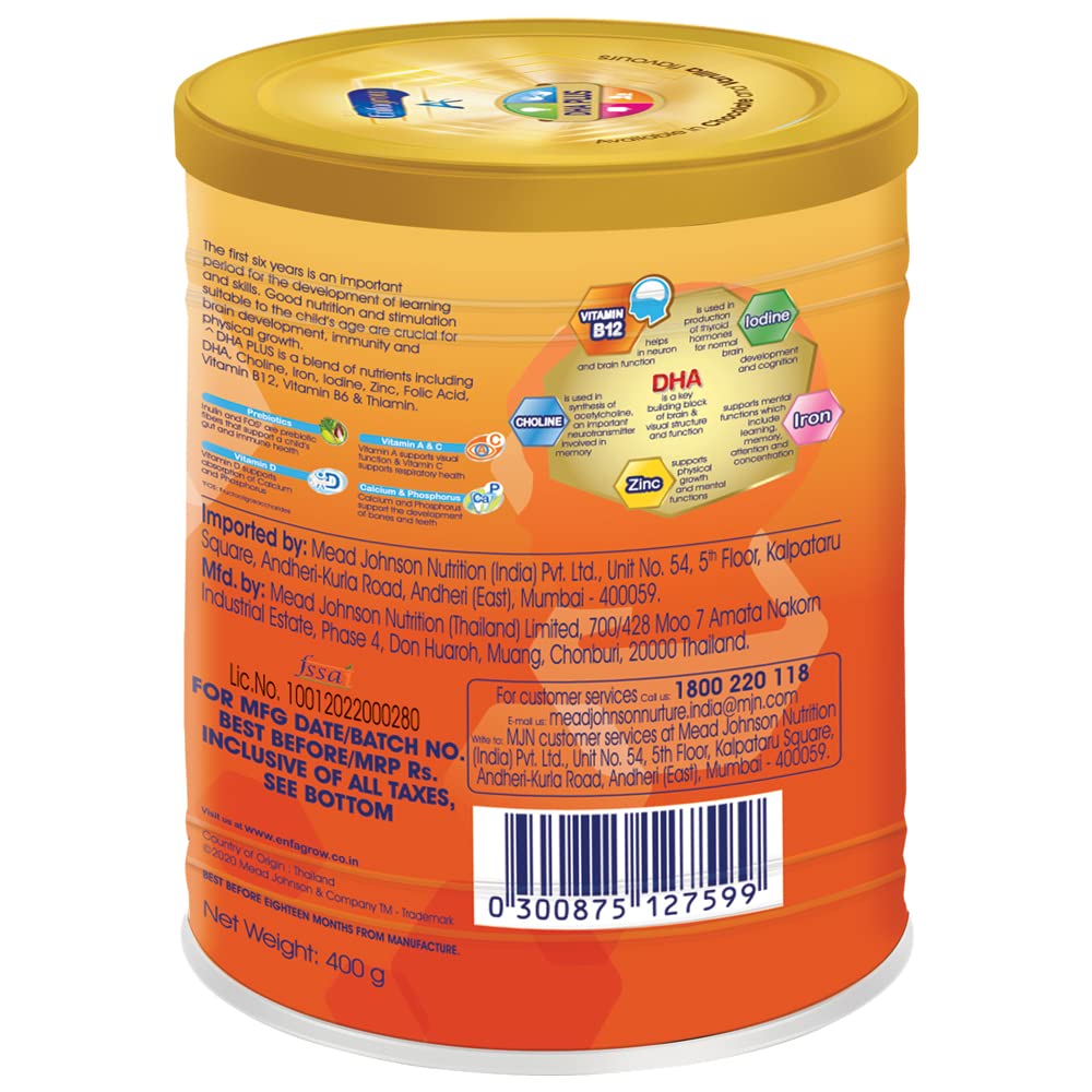 Enfagrow A+ Nutritional Milk Powder Stage 4 - Chocolate, 400 g-2.webp